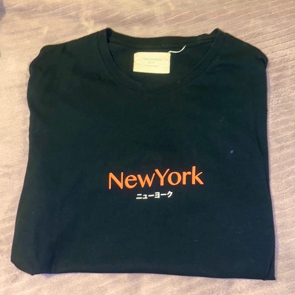 Men black cotton on Tshirt